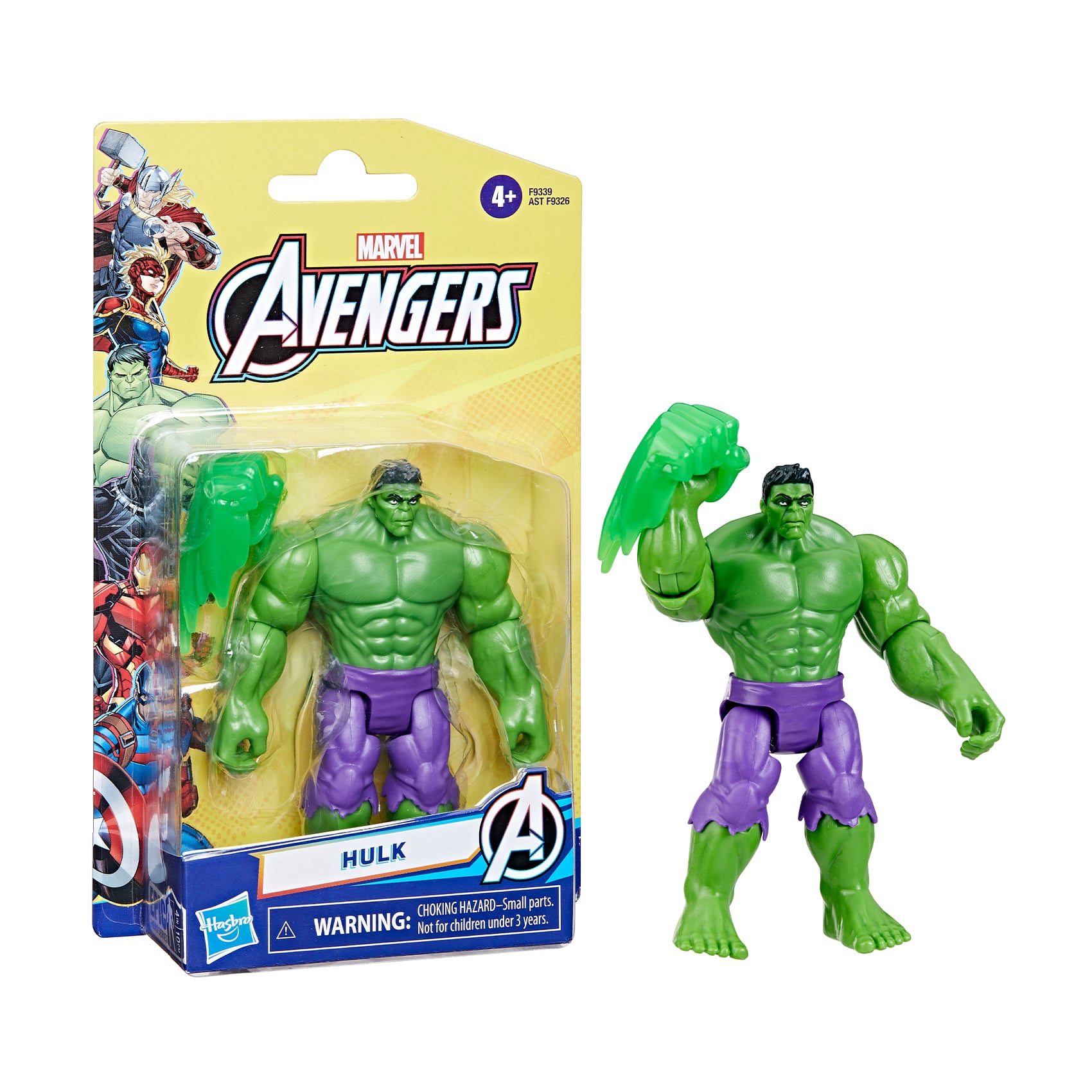 Ігрова фігурка Marvel Toys Marvel Avenger Халк, від 4 років, 10 см (F9326/F9339)